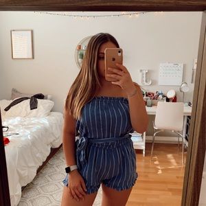 Billabong striped romper